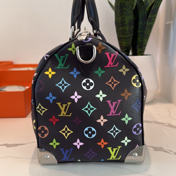 BRAND NEW RARE MURAKAMI SPEEDY NOIR LOUIS VUITTON 2025 collection LV X TM - Picture 8 of 16